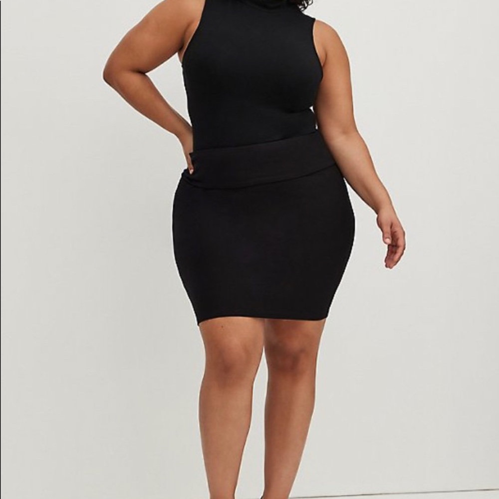 Torrid Knit Foldover Pencil Skirt